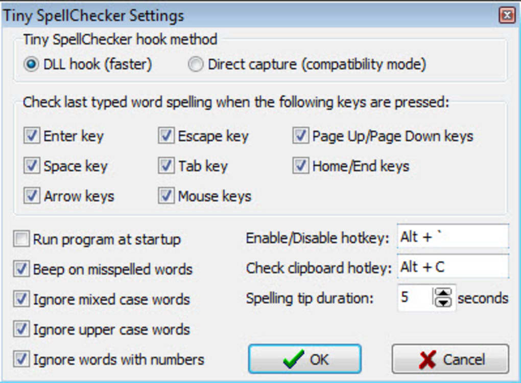 Tiny spell checker free download
